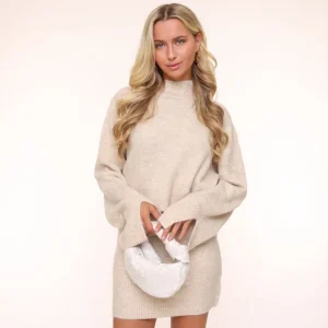 Missen Olivia & Kate Beige Gebreide Oversized-Trui