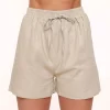 Missen Olivia & Kate Beige Linnen-Short