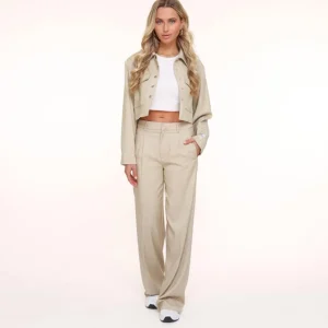 Missen Olivia & Kate Beige Studio Cropped-Jasje