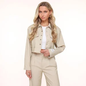 Missen Olivia & Kate Beige Studio Cropped-Jasje