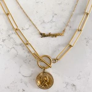 Missen Olivia & Kate Coin Chain Golden-Necklace