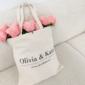 Missen Olivia & Kate Creme Canvas-Tas