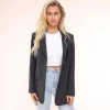 Missen Olivia & Kate Donker Grijze Classic-Blazer