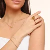 Missen Olivia & Kate Gouden Glitter Stenen-Armband