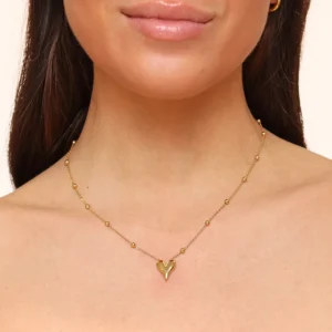 Missen Olivia & Kate Gouden Statement Hartjes-Ketting