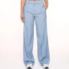 Missen Olivia & Kate Jeansblauwe Studio-Pantalon