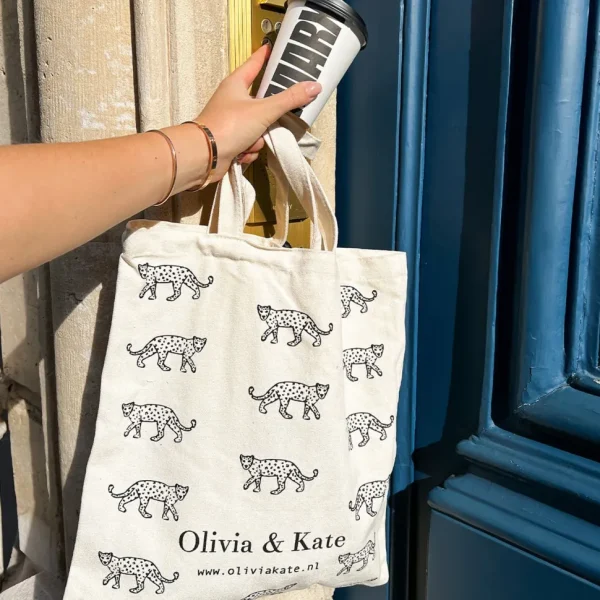 Missen Olivia & Kate Leopards-Canvas Bag