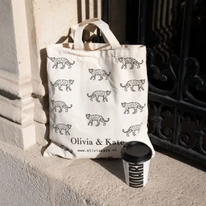 Missen Olivia & Kate Leopards-Canvas Bag