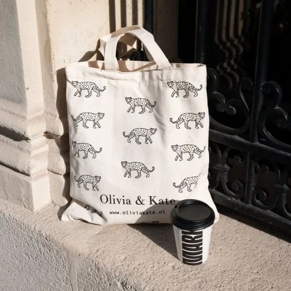 Missen Olivia & Kate Leopards-Canvas Bag
