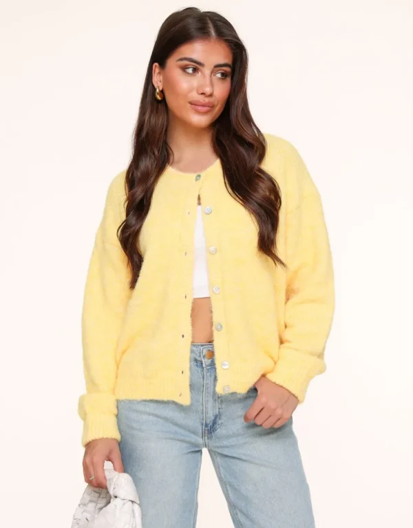 Missen Olivia & Kate Lichtgele Basic Gebreide-Vest