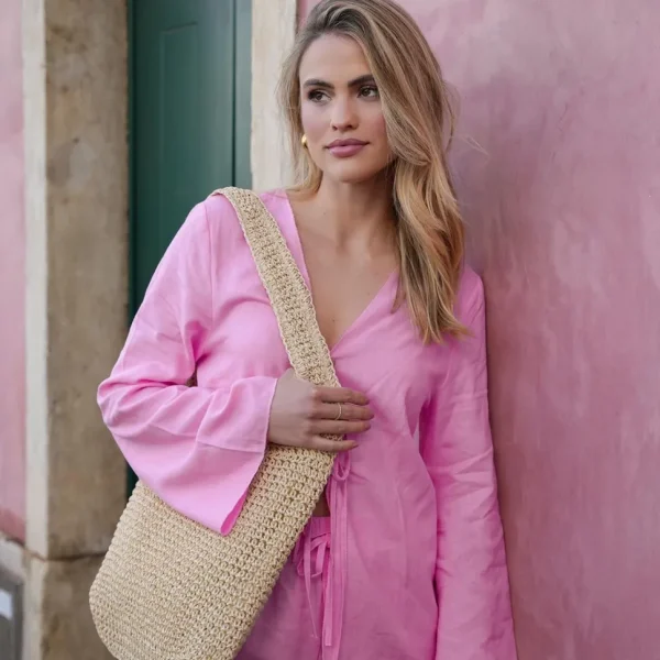 Missen Olivia & Kate Lichtroze Linnen-Short