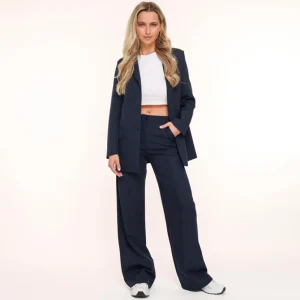 Missen Olivia & Kate Navy Blauwe Basic-Pantalon