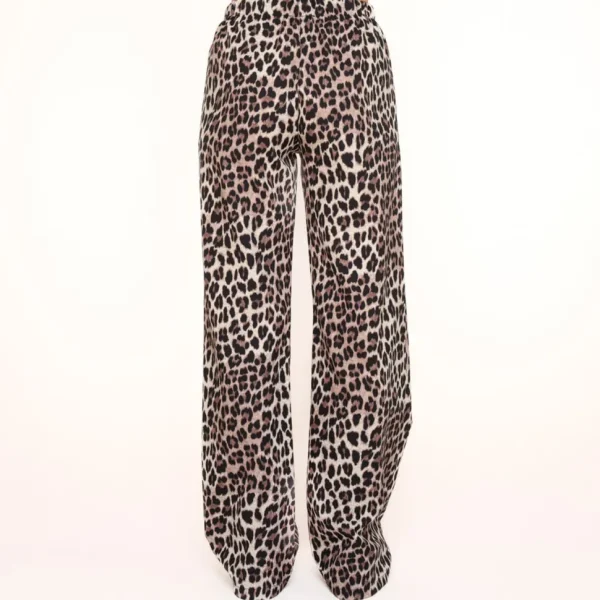 Missen Olivia & Kate Panterprint Tall Loszittende-Broek