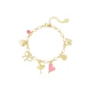 Missen Olivia & Kate Roze Details Ronde Schakel-Armband