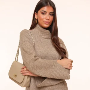 Missen Olivia & Kate Taupe Gebreide Oversized-Trui