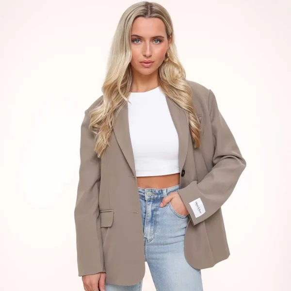 Missen Olivia & Kate Taupe Studio Basic-Blazer