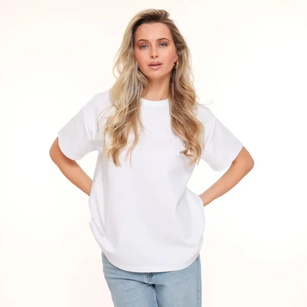 Missen Olivia & Kate Witte Oversized Basic Ss-T-Shirt