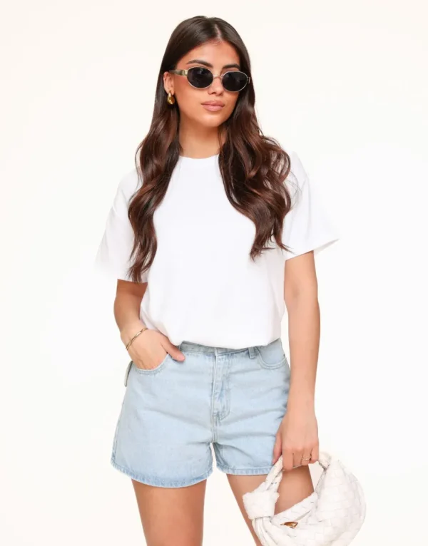 Missen Olivia & Kate Witte Oversized Basic Ss-T-Shirt