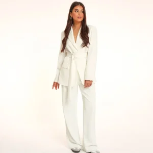 Missen Olivia & Kate Witte Riem-Blazer