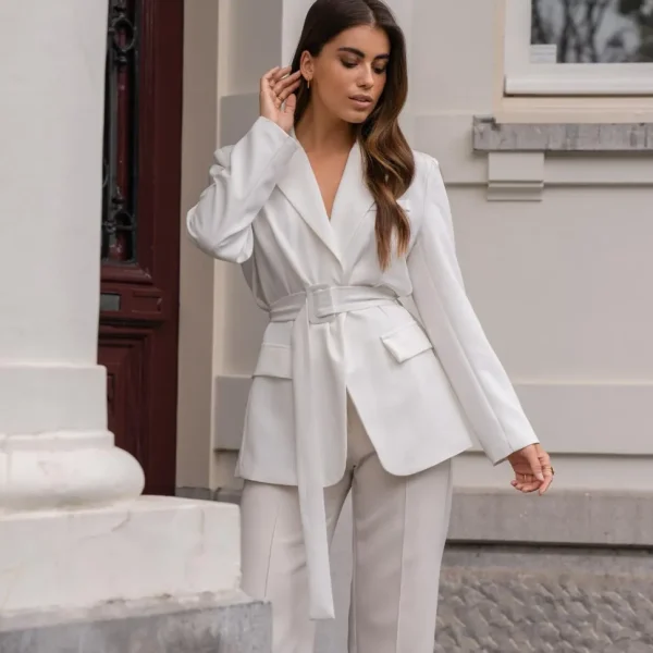 Missen Olivia & Kate Witte Riem-Blazer
