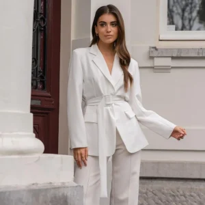 Missen Olivia & Kate Witte Riem-Blazer