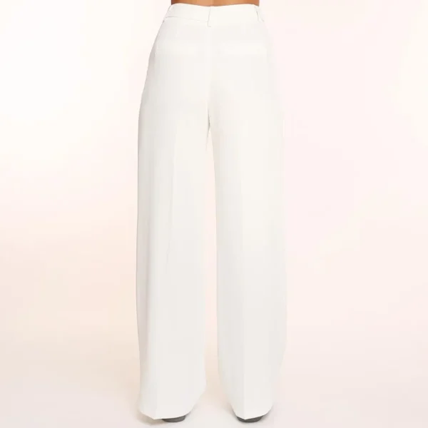 Missen Olivia & Kate Witte Wijde-Pantalon