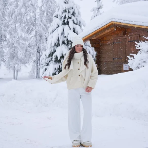 Missen Olivia & Kate Witte Wijde-Pantalon