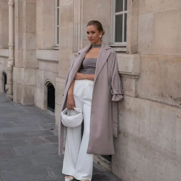 Missen Olivia & Kate Witte Wijde-Pantalon