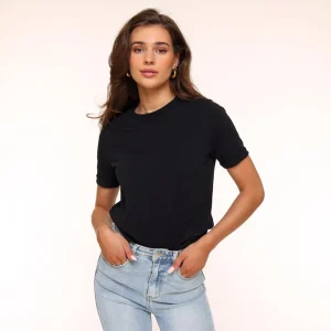 Missen Olivia & Kate Zwarte Basic Ss-T-Shirt