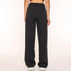 Missen Olivia & Kate Zwarte Basic Wijde-Pantalon