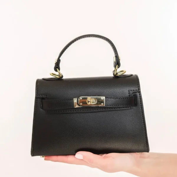 Missen Olivia & Kate Zwarte Gouden Details-Tas