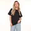 Missen Olivia & Kate Zwarte Oversized Basic Ss-T-Shirt