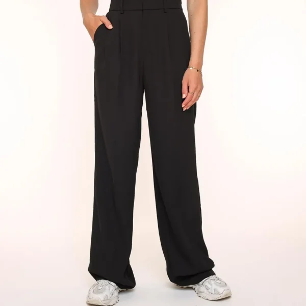 Missen Olivia & Kate Zwarte Wijde-Pantalon
