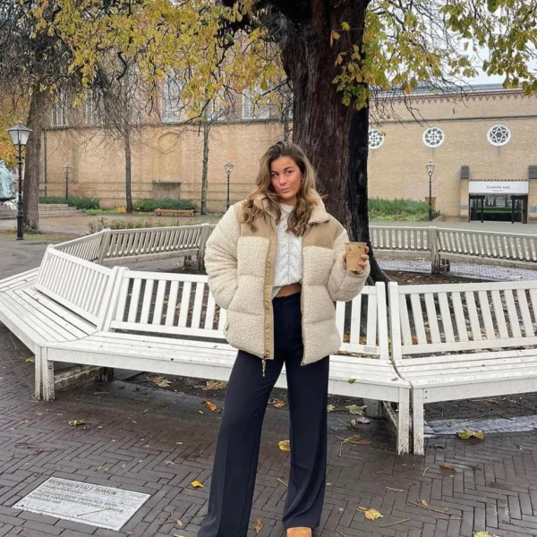Missen Olivia & Kate Zwarte Wijde-Pantalon