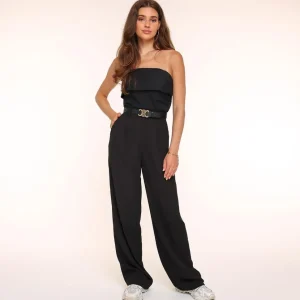 Missen Olivia & Kate Zwarte Wijde-Pantalon